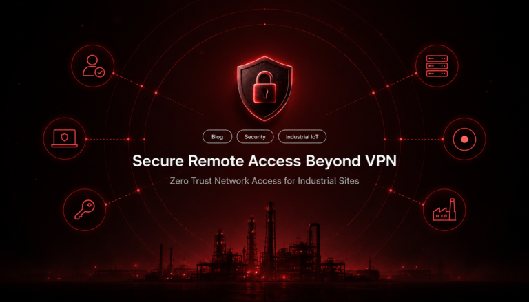 Secure Remote Access to Industrial Sites